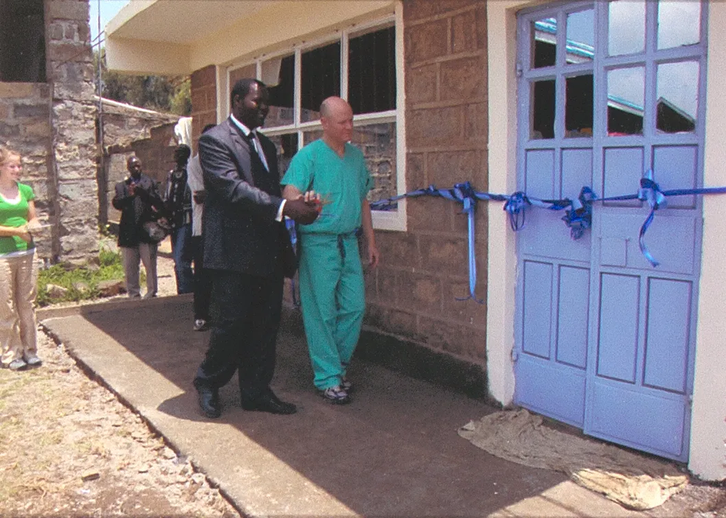 Ribbon-cutting ceremony at a Smiles Bring Hope clinic opening in Kenya, partnership made tangible